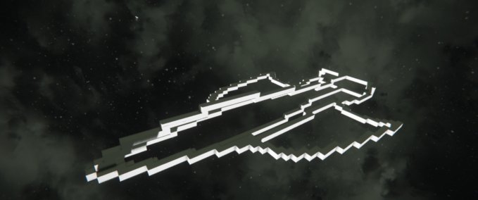 Blueprint Largish ship frame Space Engineers mod