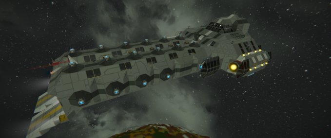 Blueprint Megathron Carrier mk.1 Space Engineers mod