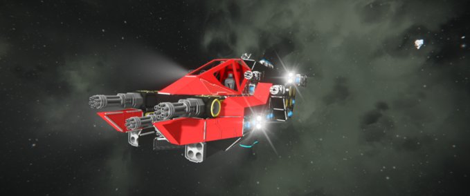 Blueprint X-15 mk2 United space fighter Space Engineers mod