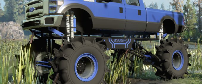 Subscribe F-350 Diesel Mega Mud Truck [BBCUSTOMS] SnowRunner mod