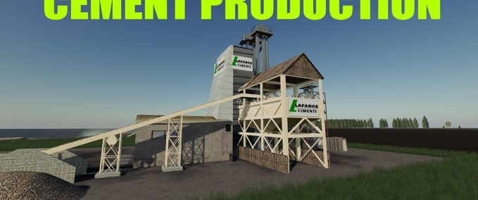 Platzierbare Objekte CEMENT FACTORY Landwirtschafts Simulator mod