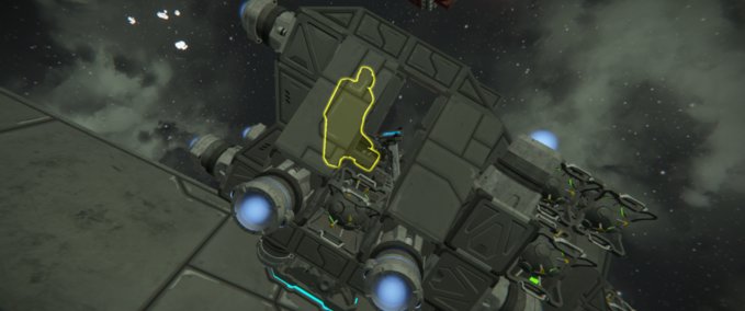 Blueprint first ship kamekaze Space Engineers mod