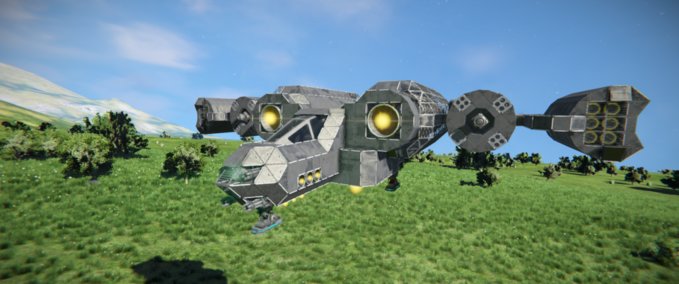 Blueprint HellFire Space Engineers mod