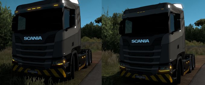 Trucks Scania 2016  gelbe Standleuchten [1.39.x] Eurotruck Simulator mod