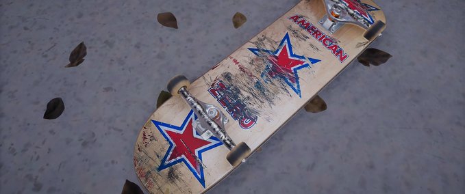 Gear Zero "American Zero" Natural Deck (Realistic) Skater XL mod