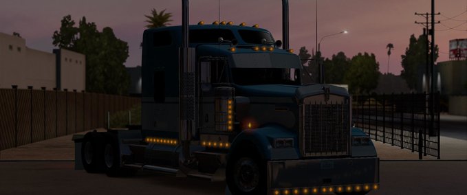Trucks CUSTOM LEDS FOR SIDELIGHTS / ROOFLIGHTS / FILTERS 1.39 American Truck Simulator mod