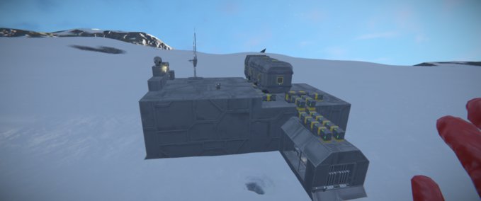 Blueprint Base 110 Space Engineers mod