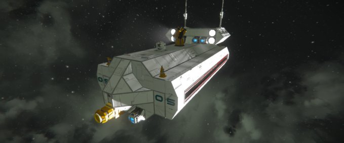 Blueprint USNS MACADO RESCUE SHUTTLE Space Engineers mod