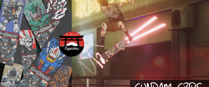 Other Oganikku x Gundam Griptape Series Skater XL mod