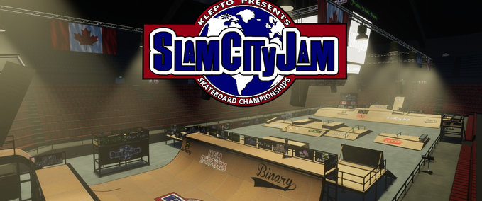Map Slam City Jam by Klepto Skater XL mod
