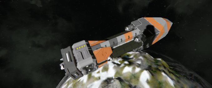 Blueprint M4093 Hyperion nuclear delivery System Space Engineers mod