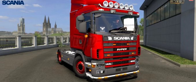 Trucks Scania 144L 460 + Interieur (1.39.x) Eurotruck Simulator mod