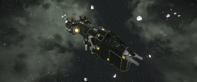 Blueprint Heavy Gunshiip Space Engineers mod