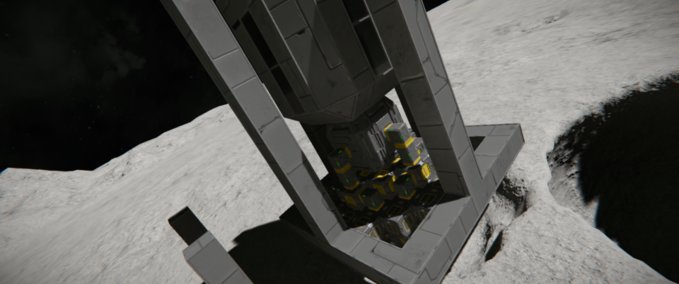 Blueprint Downward Miner_1 Space Engineers mod