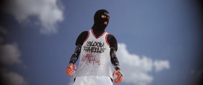 Other Blood Wheels Basketball Jerseys Skater XL mod