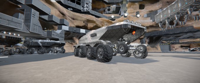 Blueprint Exploration Transit Rover_2 Space Engineers mod