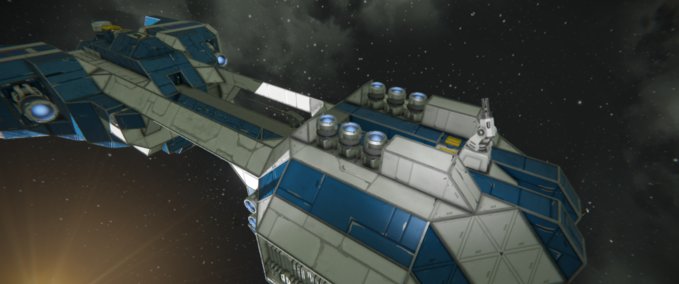 Blueprint Big Blue Space Engineers mod