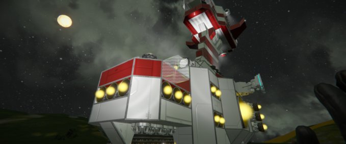 Blueprint Static Grid 6383 Space Engineers mod