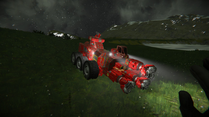 Space engineers mining rover