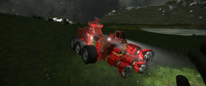 Blueprint Mining rover Space Engineers mod