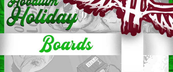 Other HOODLUM HOLIDAY - Board collection Skater XL mod