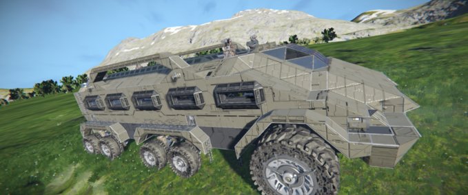 Blueprint Drill Platform Rover Space Engineers mod