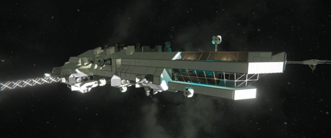 Blueprint Destroyer class - Primo Victoria Mk2 Space Engineers mod