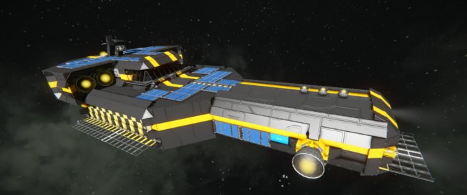 Blueprint FerTec EC1101 Exploration Carrier Space Engineers mod