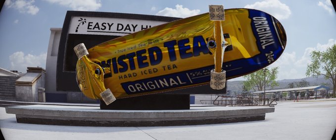 Fakeskate Brand Twisted Tea Deck! Skater XL mod