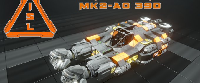 Blueprint ISL - Agna Tunnel Miner MK2-AO 390 Space Engineers mod