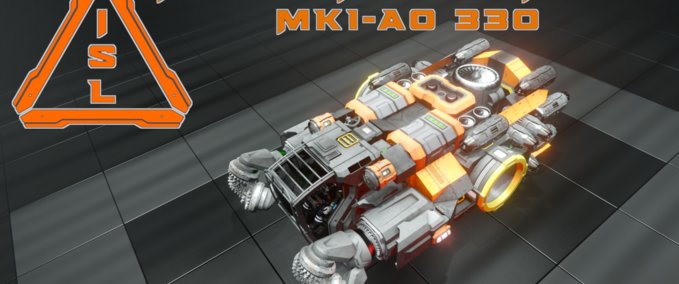Blueprint ISL - Myxini Tunnel Miner MK1-AO 330 Space Engineers mod