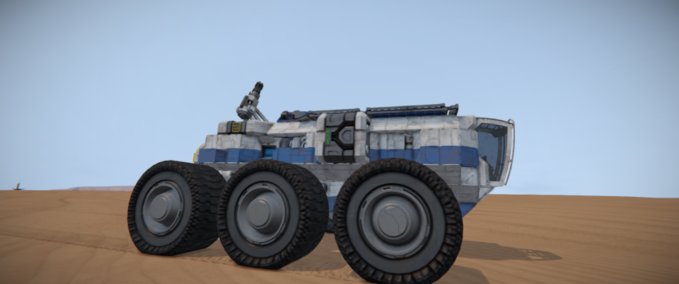 Blueprint PUG survival rover Space Engineers mod