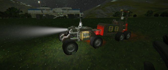 Blueprint Survival drill rover Space Engineers mod