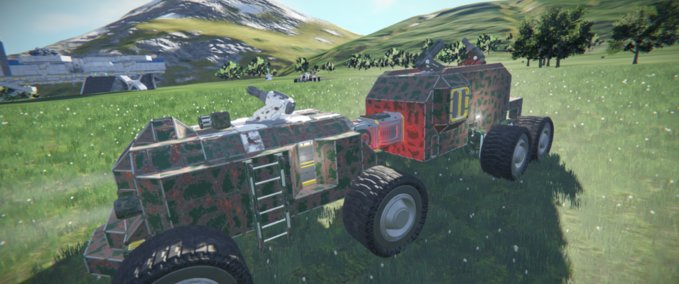 Blueprint Survival military rover Space Engineers mod