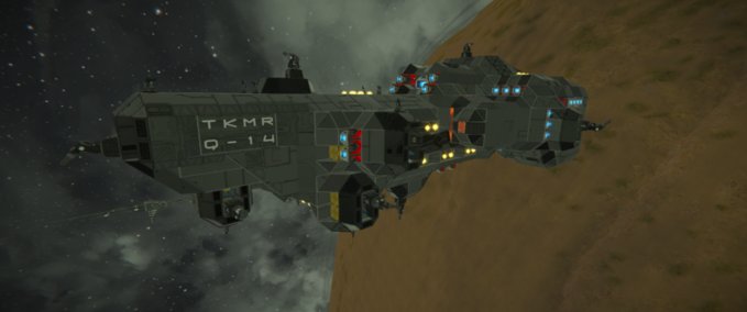 Blueprint Yamato Class Heavy Destroyer Space Engineers mod
