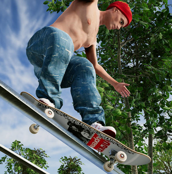 Skater XL: Supreme Dimensions Logo Denim Skate Pant v 1.0