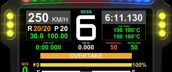 Other F1 2020 Standard V3 Dashpanel mod