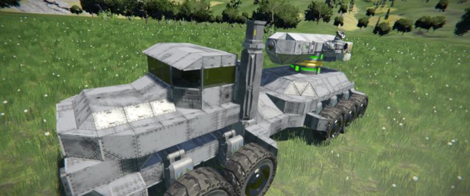 Blueprint Type V42-mobile ground weapons platform Space Engineers mod