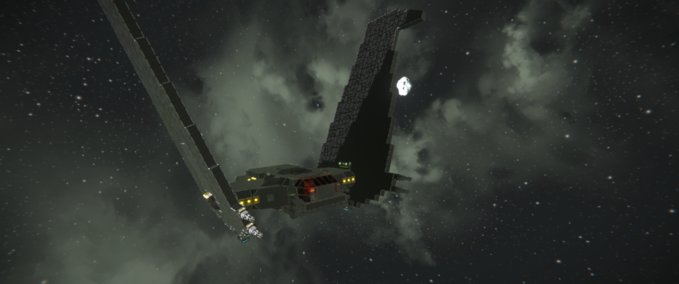Blueprint Epsilon-Class Shuttlle (No wing flaps) Space Engineers mod