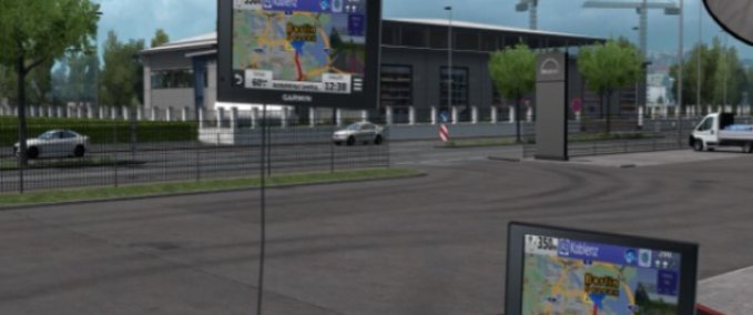 Trucks Navigator Background Change 1.39.x Eurotruck Simulator mod