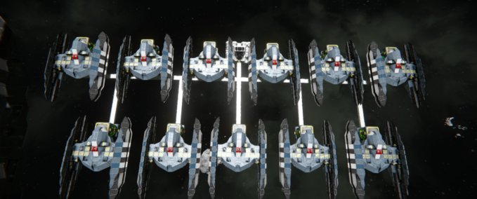 Blueprint V-droid rack (no mods) Space Engineers mod
