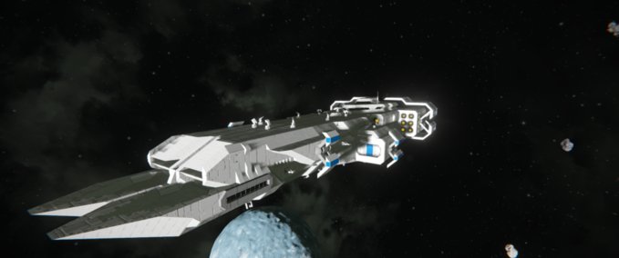 Blueprint BWI Retribution class carrier Space Engineers mod