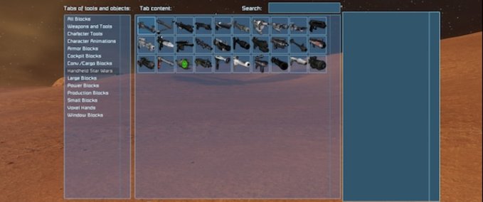 Uncategorized Razortrons Star Wars Handheld weapons Space Engineers mod