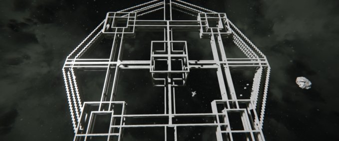 Blueprint Drako UFO Bones Space Engineers mod