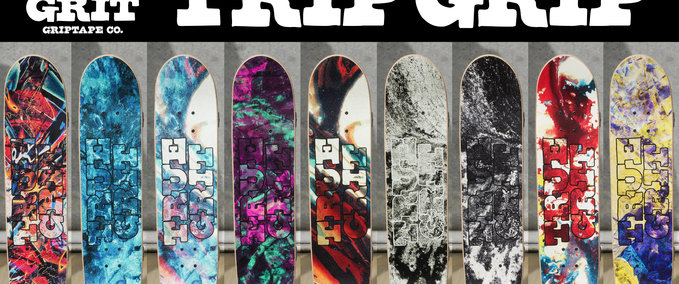 Fakeskate Brand True Grit - Trip Grip Skater XL mod