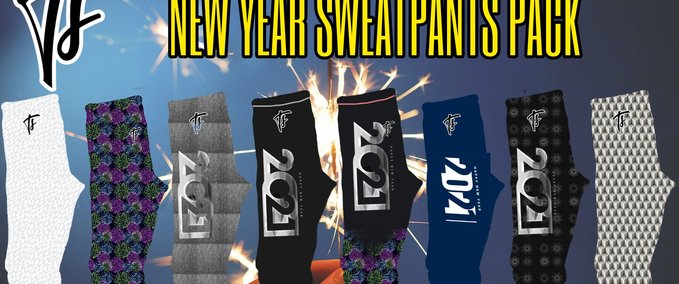 Other Total Steez New Year Sweatpants Pack Skater XL mod