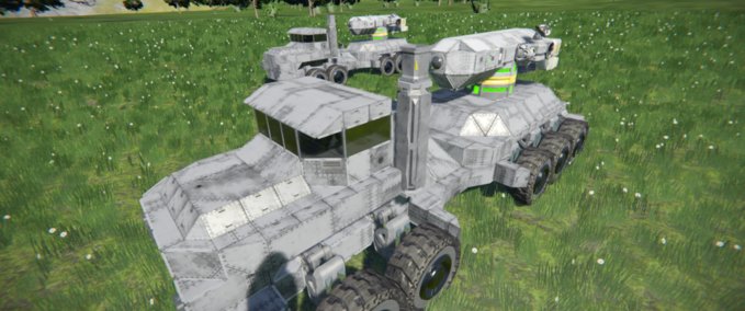 Blueprint Type V42-mobile ground weapons platform Space Engineers mod