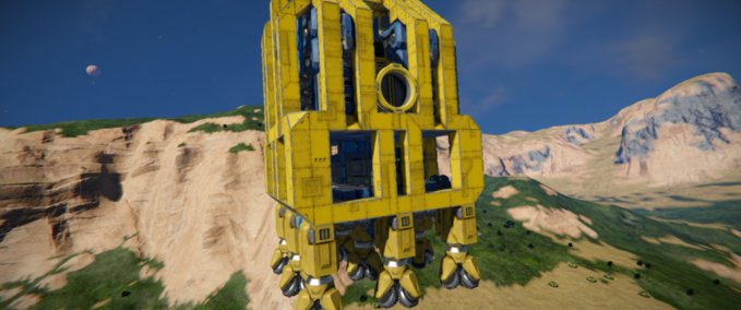 Blueprint Thresher Maw Mk-2 (Atmo-Miner) Space Engineers mod