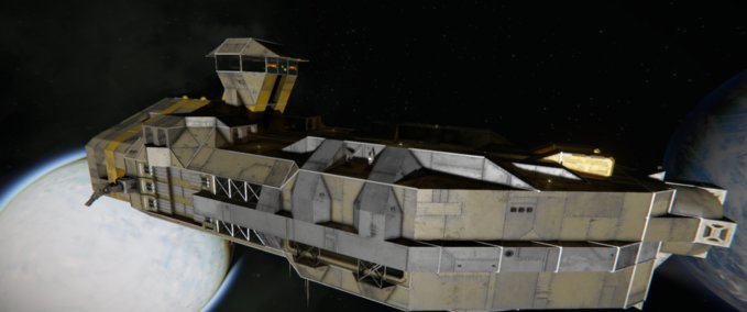 Space Engineers: monk class salvage cruiser v 1.0 Blueprint, Ship ...