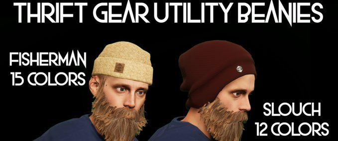Other Thrift - Slouch & Fisherman Beanies - Gear Utility Skater XL mod